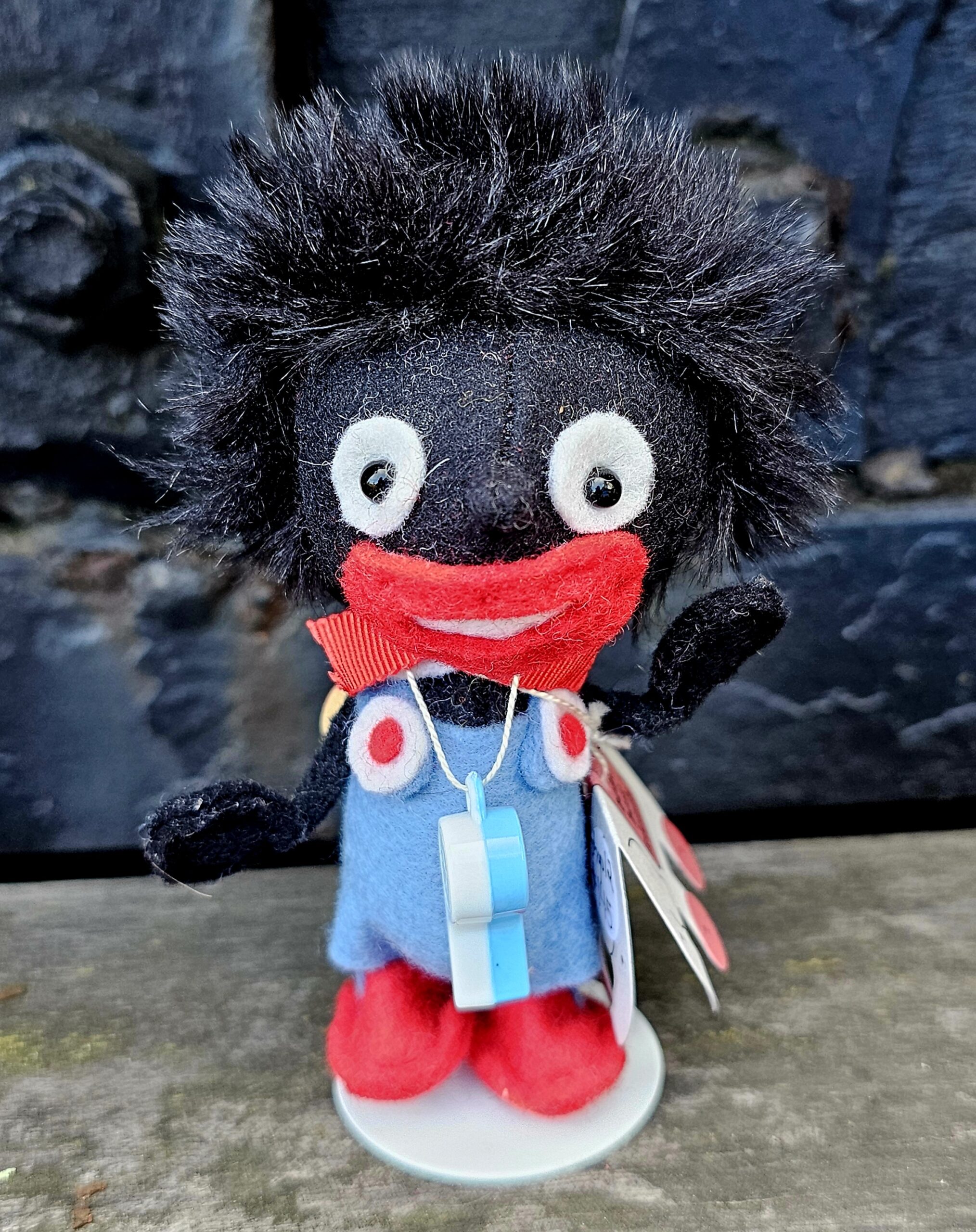 Golly Hoot from Georgia, USA - morpeth antique centre hunter valley region vintage steiff merrythought chad valley deans artist made golliwoggs golly golli black doll americana