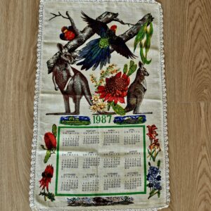 Teatowel – Calendar 1987