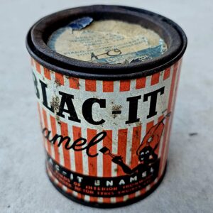 Vintage Enamel Paint Tin