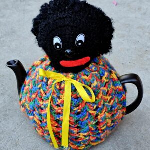Teapot with Golly Teacosy