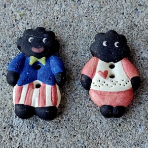 Golly Button Pair