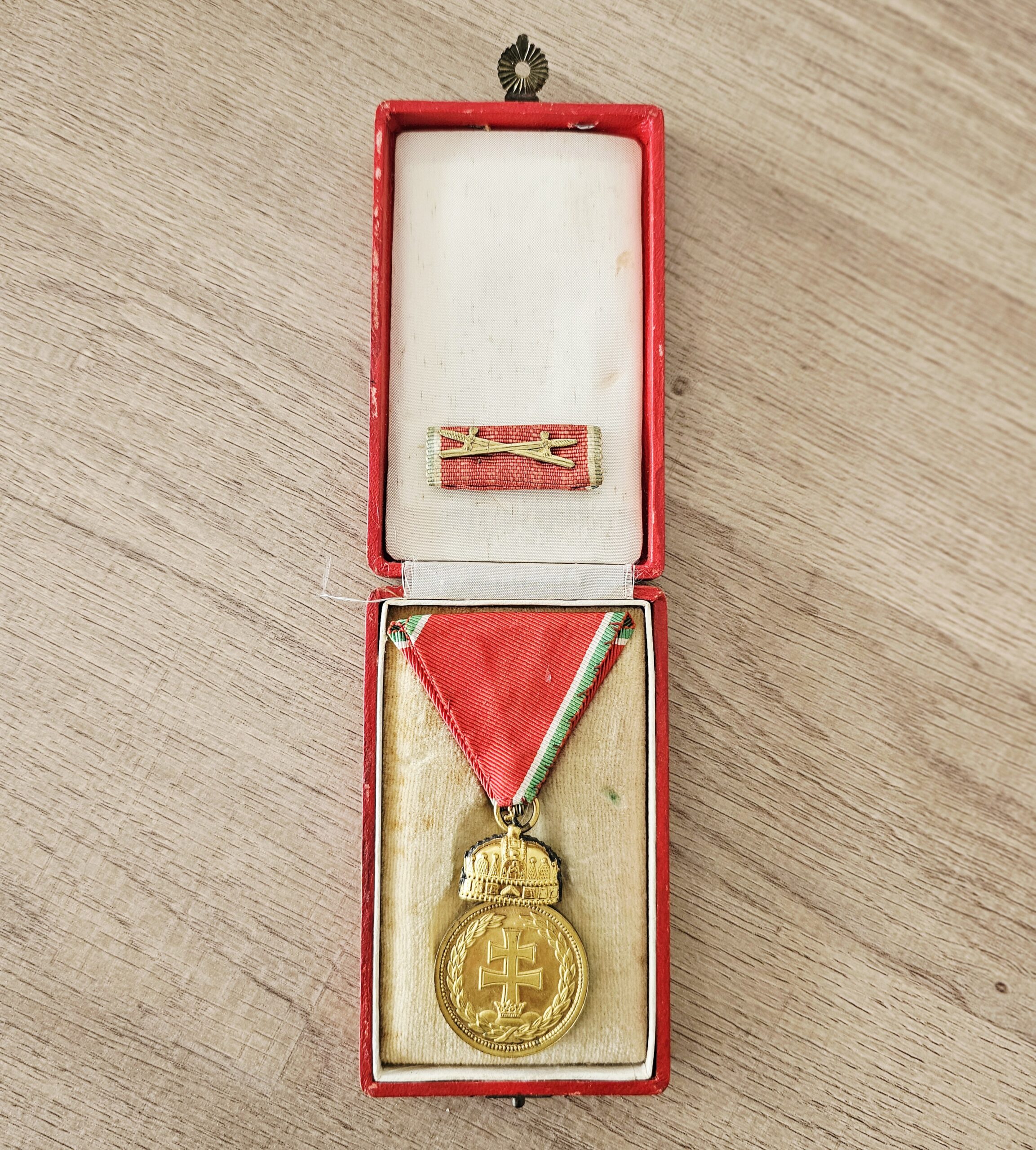 Hungarian & German WWII Era Medal Grouping - morpeth antique centre hunter valley region wwii medal grouping Ladislaus Janik von Emoke German Hungarian Order of Eagle Hubertus medallion combat leadership badge liberation upper hungary fire cross merit military anschluss iron cross second class crossed swords photo album certificate third class