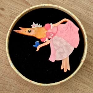 Erstwilder Brooch – Pascal the Princess Prawn