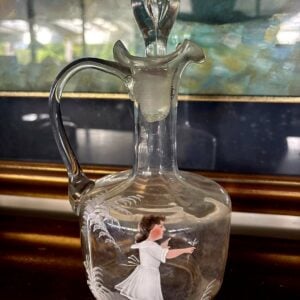 Mary Gregory Decanter with Stopper