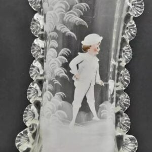 Mary Gregory Glass Vase