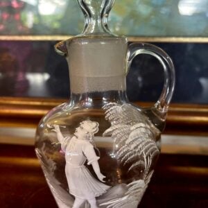 Mary Gregory Decanter with Stopper