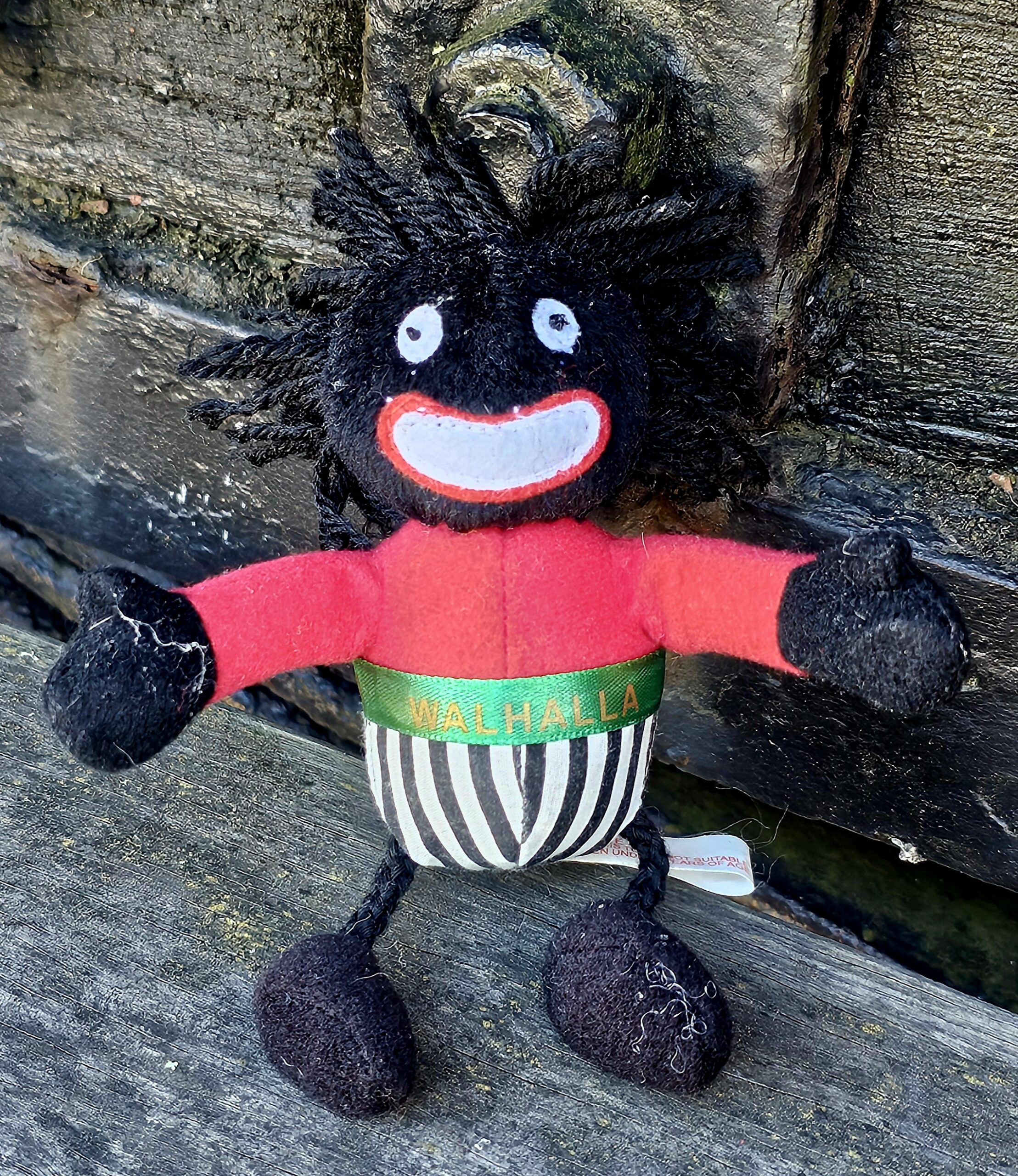 Magnetic Golli - Walhalla - morpeth antique centre hunter valley region golly golli golliwogg resin plastic ceramic figurine cloth doll plush toy rag vintage black americana florence upton victorian era ceramic wooden
