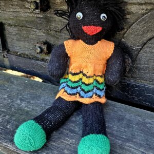 Vintage Golli Girl – Knitted