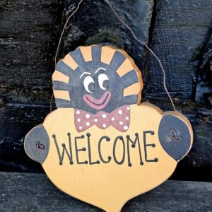 Golly Welcome Plaque