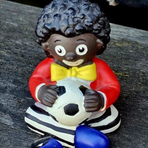 Golly Figurine with Football
