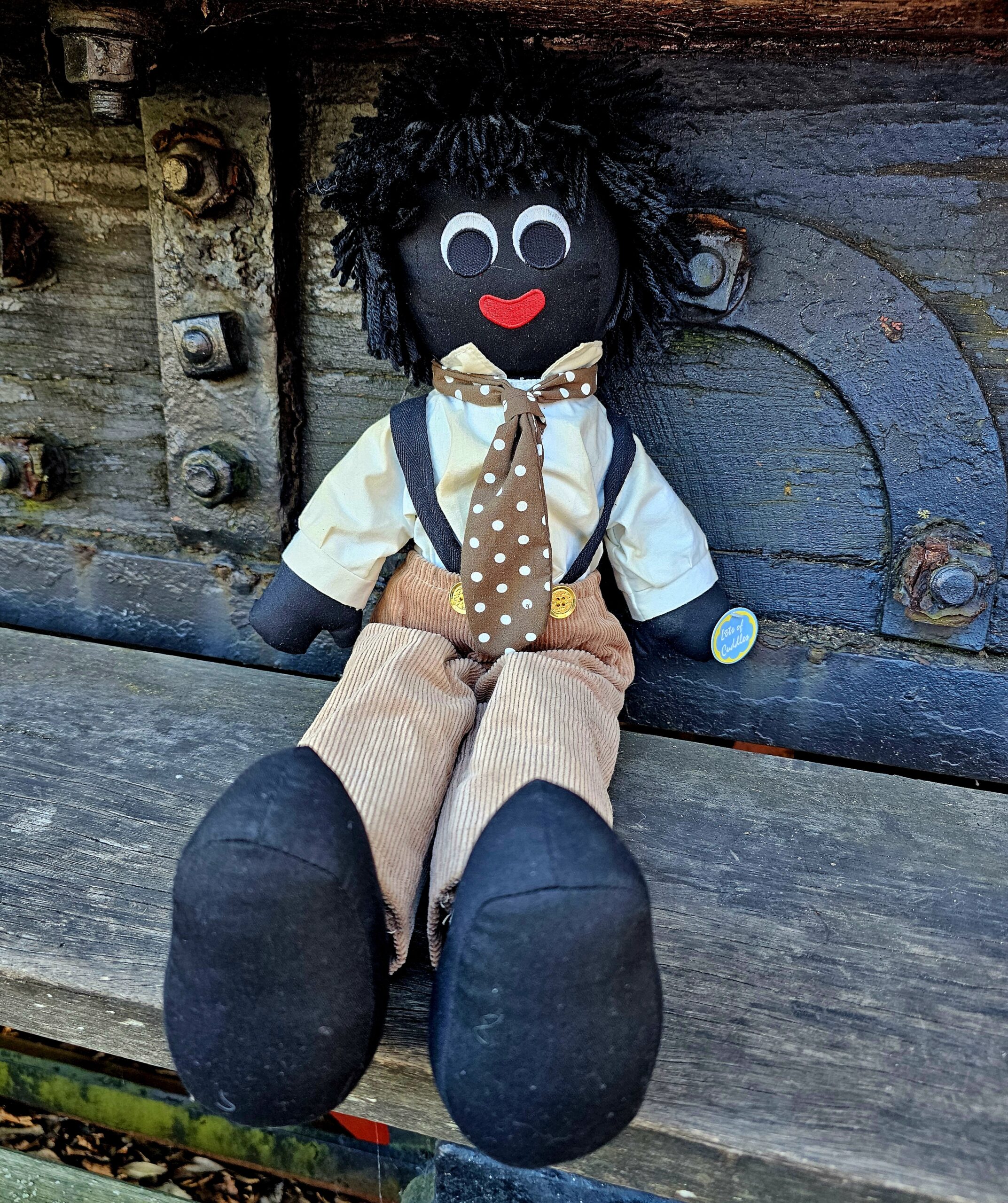 Golli Boy - Benson - morpeth antiqe centre hunter valley region vintage golli golliwogg golly buy benson elka rag cloth doll americana jim crowe