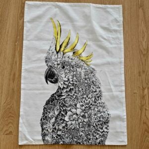 Teatowel – Sulphur Crested Cockatoo