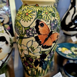 Moorcroft Pottery Vase – Butterfly