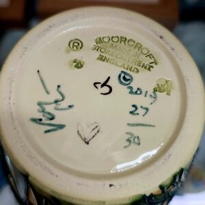 Moorcroft Pottery Vase – Butterfly