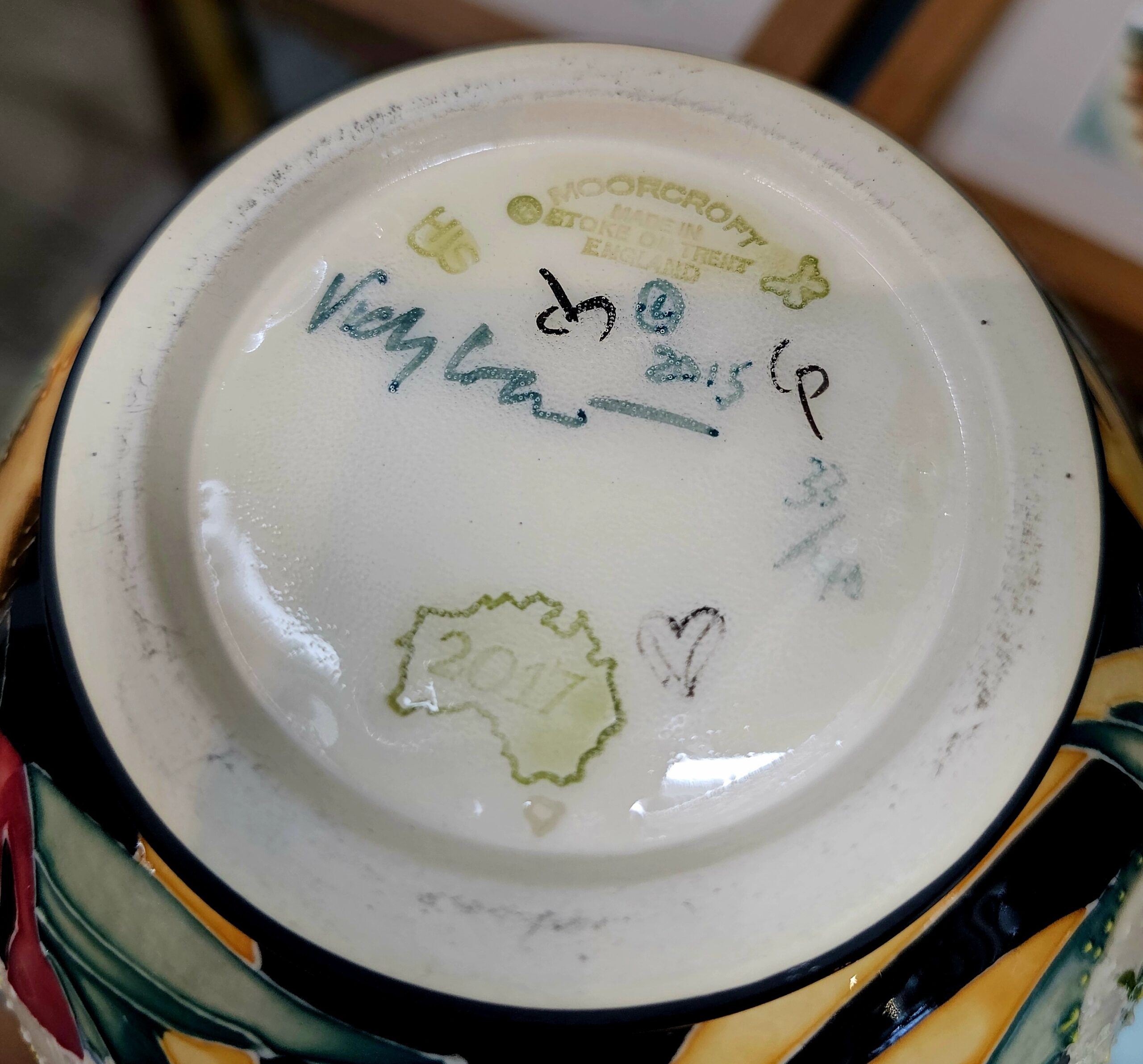 Moorcroft Pottery Vase - Nibble Numbats - morpeth antique centre hunter valley region moorcroft pottery england stoke on trent ceramics pottery william walter rachel bishop vivki lovett nibble numbats australian native marsupial