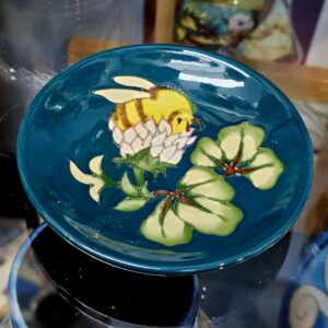 Moorcroft Pottery Dish – Dance in Clover
