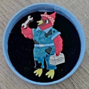 Erstwilder Brooch – Scarlet Ignition