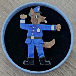 Erstwilder Brooch – Officer Wags