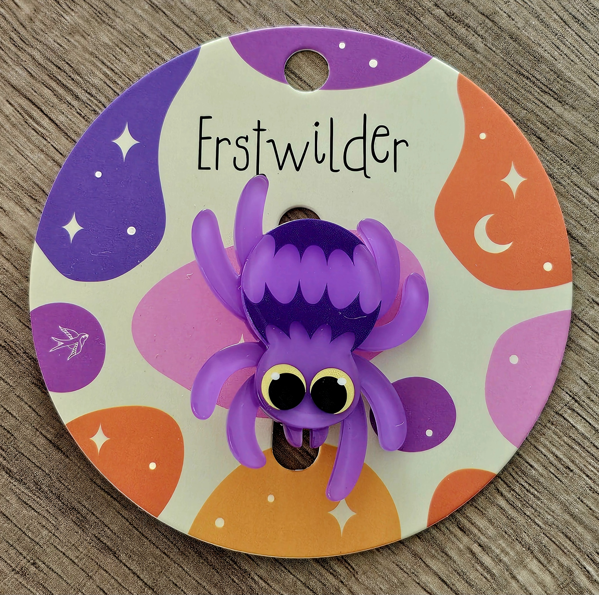 Erstwilder Mini Brooch - Web Crawler - morpeth antique centre hunter valley region erstwilder collectable earrings necklace halloween midnight mischief spooky brooch mini incy wincy spider aragog