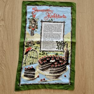 Teatowel – Black Forest Cherry Cake