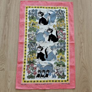 Teatowel – Spring Cats