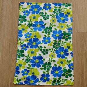 Pillowcase – Blue & Green Floral