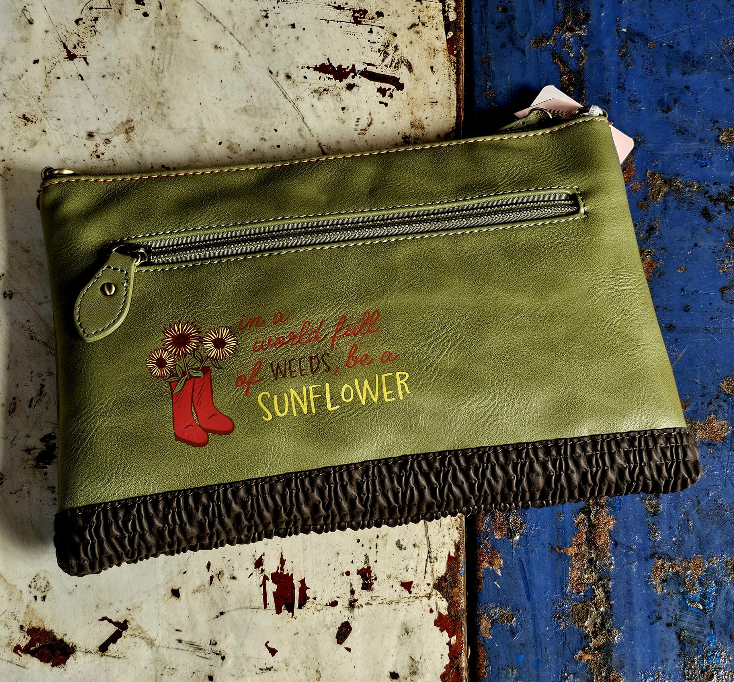 Vendula Kate Pouch Bag - Flower Shop - morpeth gift gallery vendula london flower shop mini grace grab wallet coin purse flip phone case pouch kate eliza bella alice paige key charm pod case zip around zipper flower shop