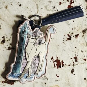 Vendula Key Charm – Cats in the City
