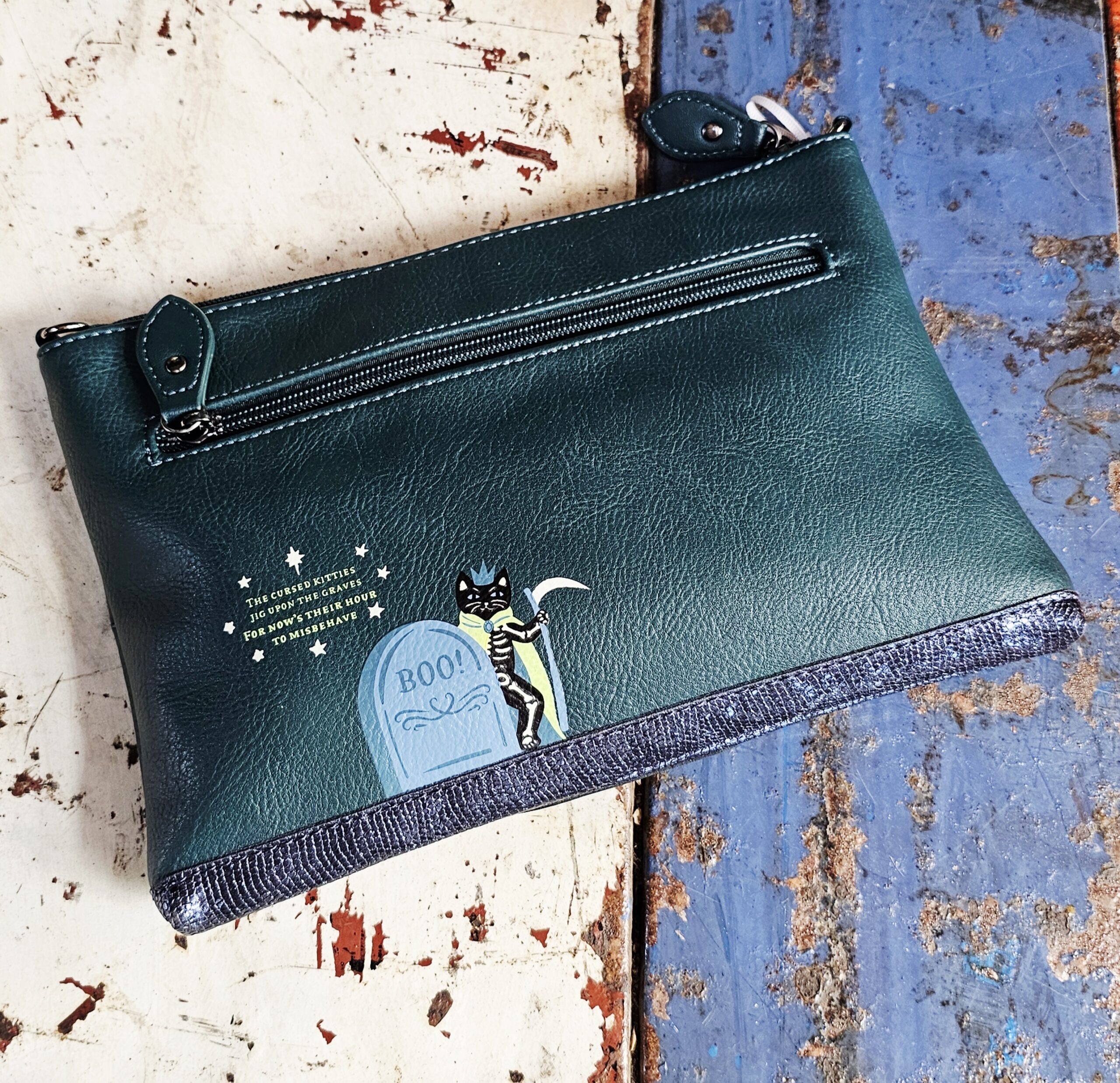 Vendula Kate Pouch Bag - Corner Cauldron - morpeth gift gallery vendula london flower shop mini grace grab wallet coin purse flip phone case pouch kate eliza bella alice paige key charm pod case zip around zipper travelling book shop corner cauldron halloween