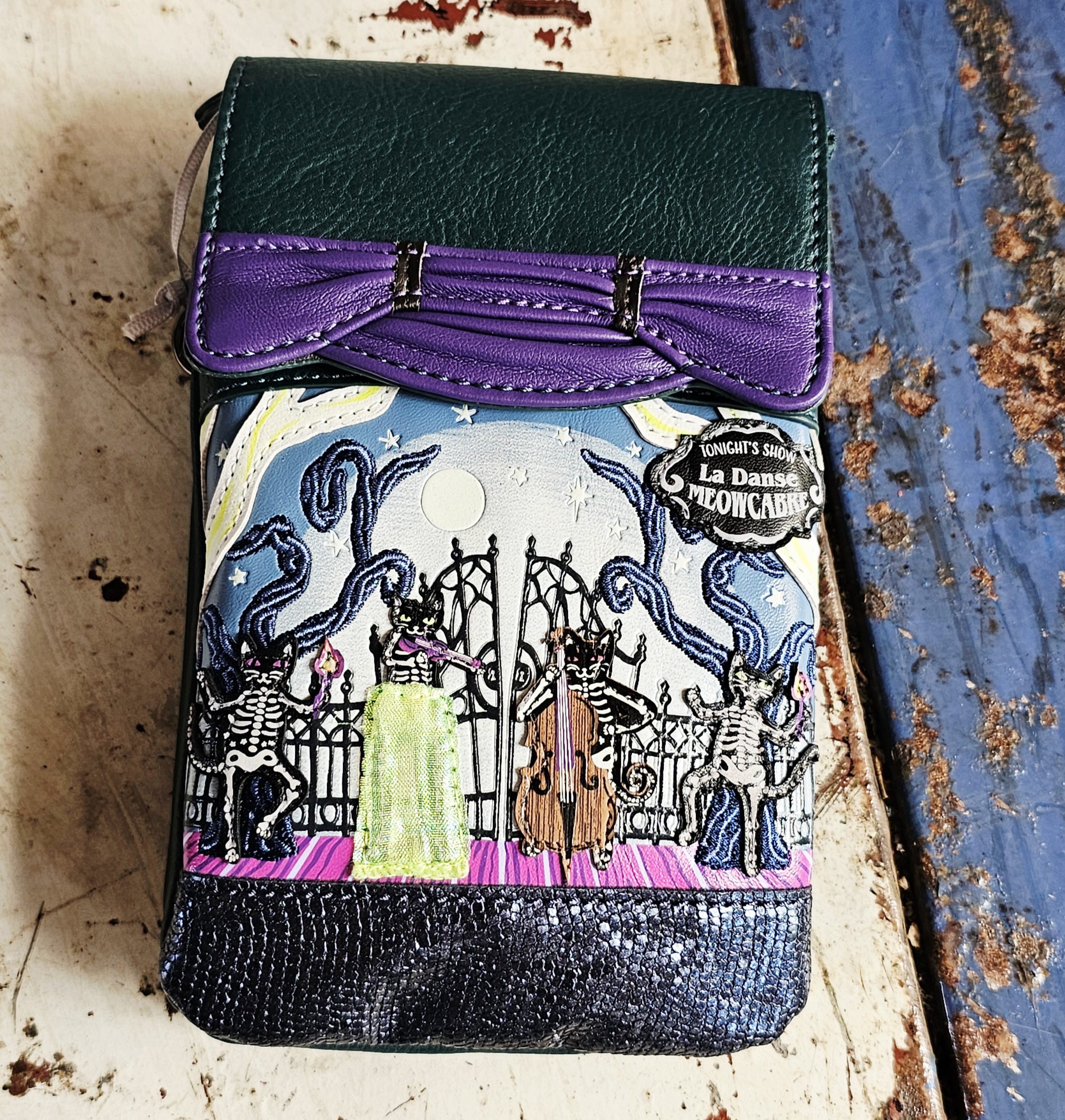Vendula Phone Pouch Bag - Corner Cauldron - morpeth gift gallery vendula london flower shop mini grace grab wallet coin purse flip phone case pouch kate eliza bella alice paige key charm pod case zip around zipper travelling book shop corner cauldron halloween