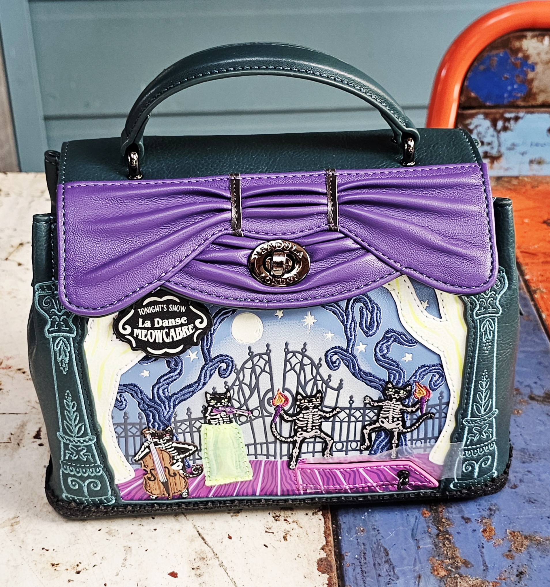 Vendula Mini Grace Bag - Corner Cauldron - morpeth gift gallery vendula london flower shop mini grace grab wallet coin purse flip phone case pouch kate eliza bella alice paige key charm pod case zip around zipper travelling book shop corner cauldron halloween