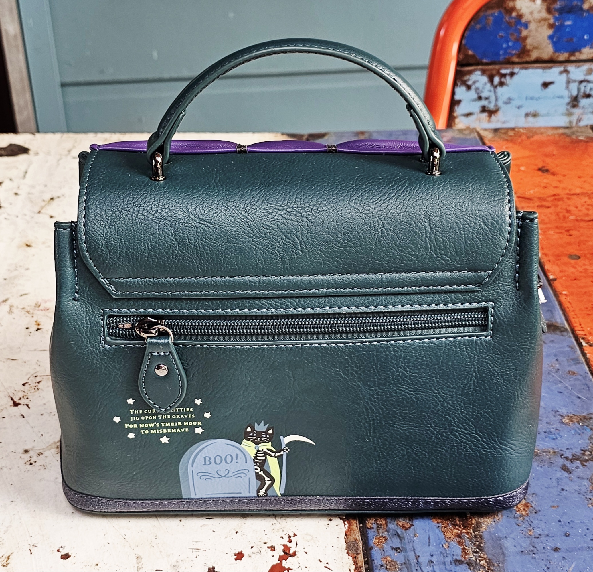 Vendula Mini Grace Bag - Corner Cauldron - morpeth gift gallery vendula london flower shop mini grace grab wallet coin purse flip phone case pouch kate eliza bella alice paige key charm pod case zip around zipper travelling book shop corner cauldron halloween
