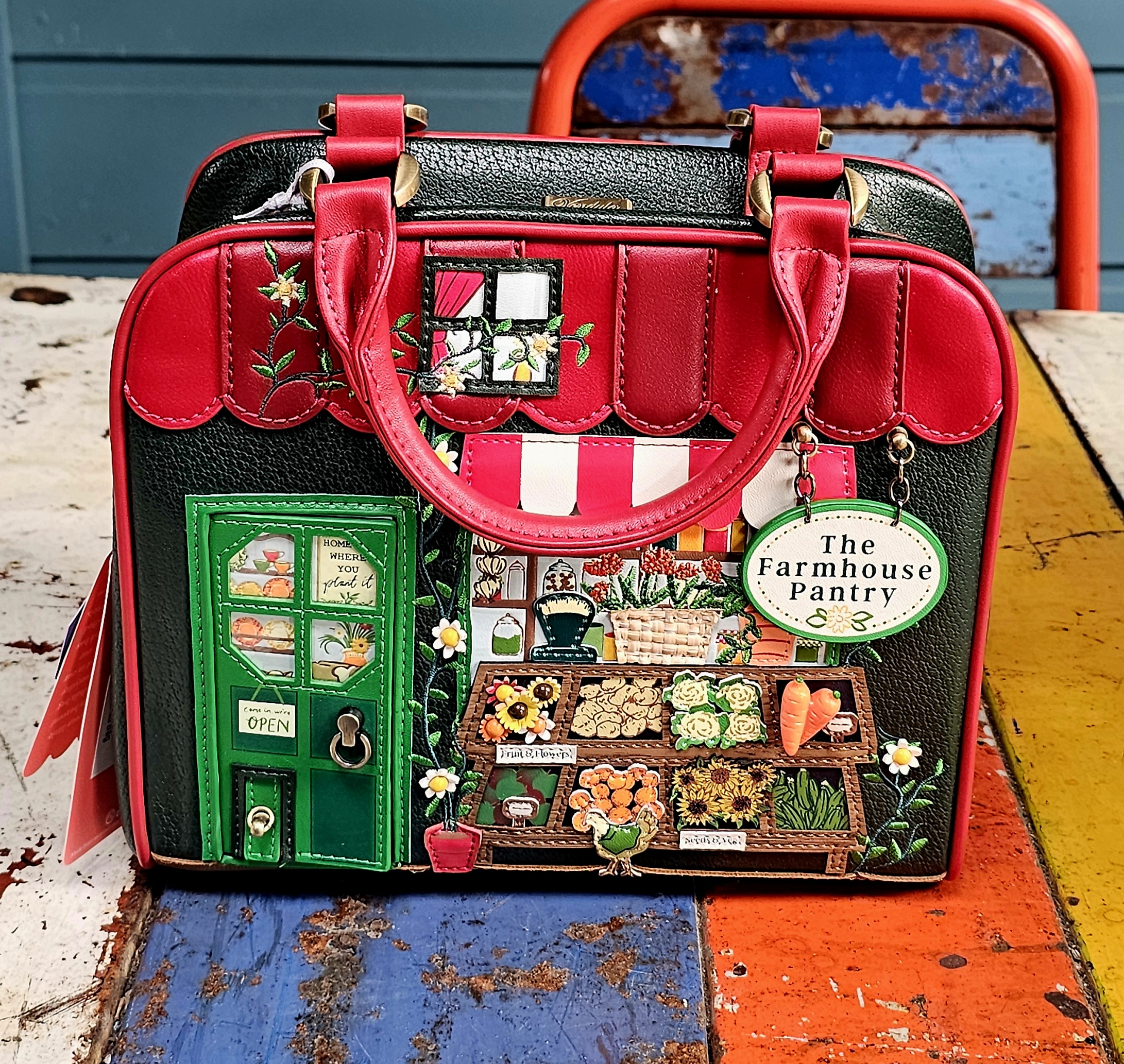 Vendula Eliza Bag - Farmhouse Pantry - morpeth gift gallery vendula london flower shop mini grace grab wallet coin purse flip phone case pouch kate eliza bella alice paige key charm pod case zip around zipper farmhouse pantry