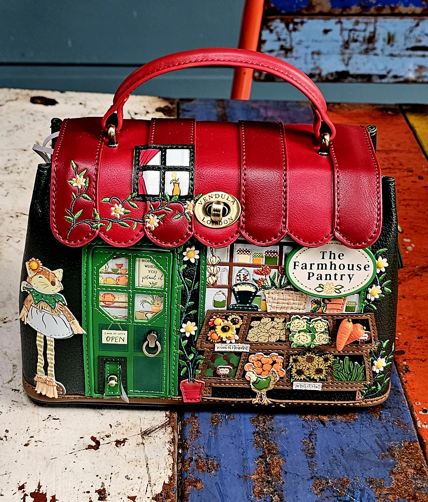 Vendula Mini Grace Bag - Farmhouse Pantry - morpeth gift gallery vendula london flower shop mini grace grab wallet coin purse flip phone case pouch kate eliza bella alice paige key charm pod case zip around zipper farmhouse pantry