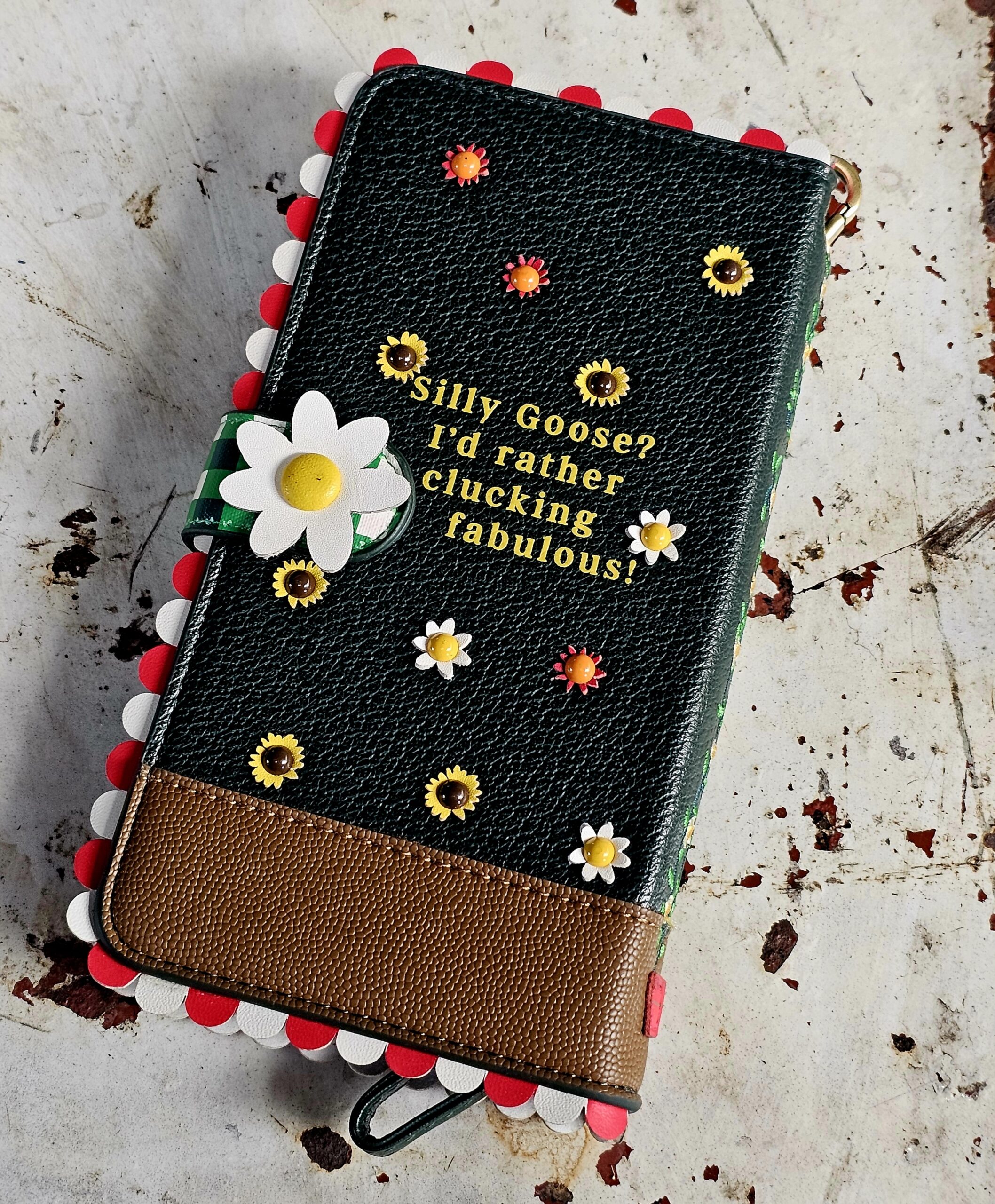 Vendula Flip Phone Case - Farmhouse Pantry - morpeth gift gallery vendula london flower shop mini grace grab wallet coin purse flip phone case pouch kate eliza bella alice paige key charm pod case zip around zipper farmhouse pantry
