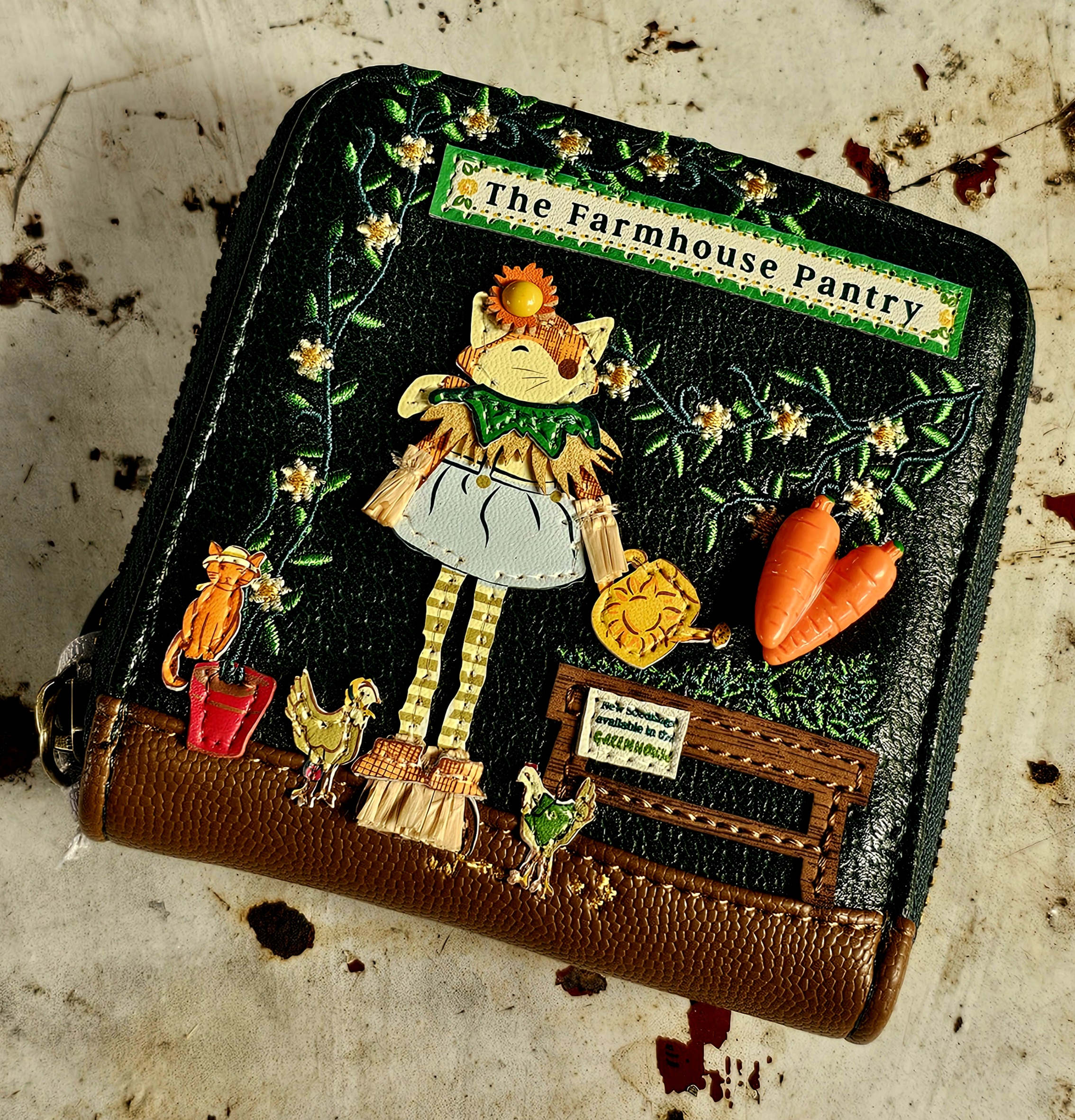 Vendula Square Wallet - Farmhouse Pantry - morpeth gift gallery vendula london flower shop mini grace grab wallet coin purse flip phone case pouch kate eliza bella alice paige key charm pod case zip around zipper farmhouse pantry