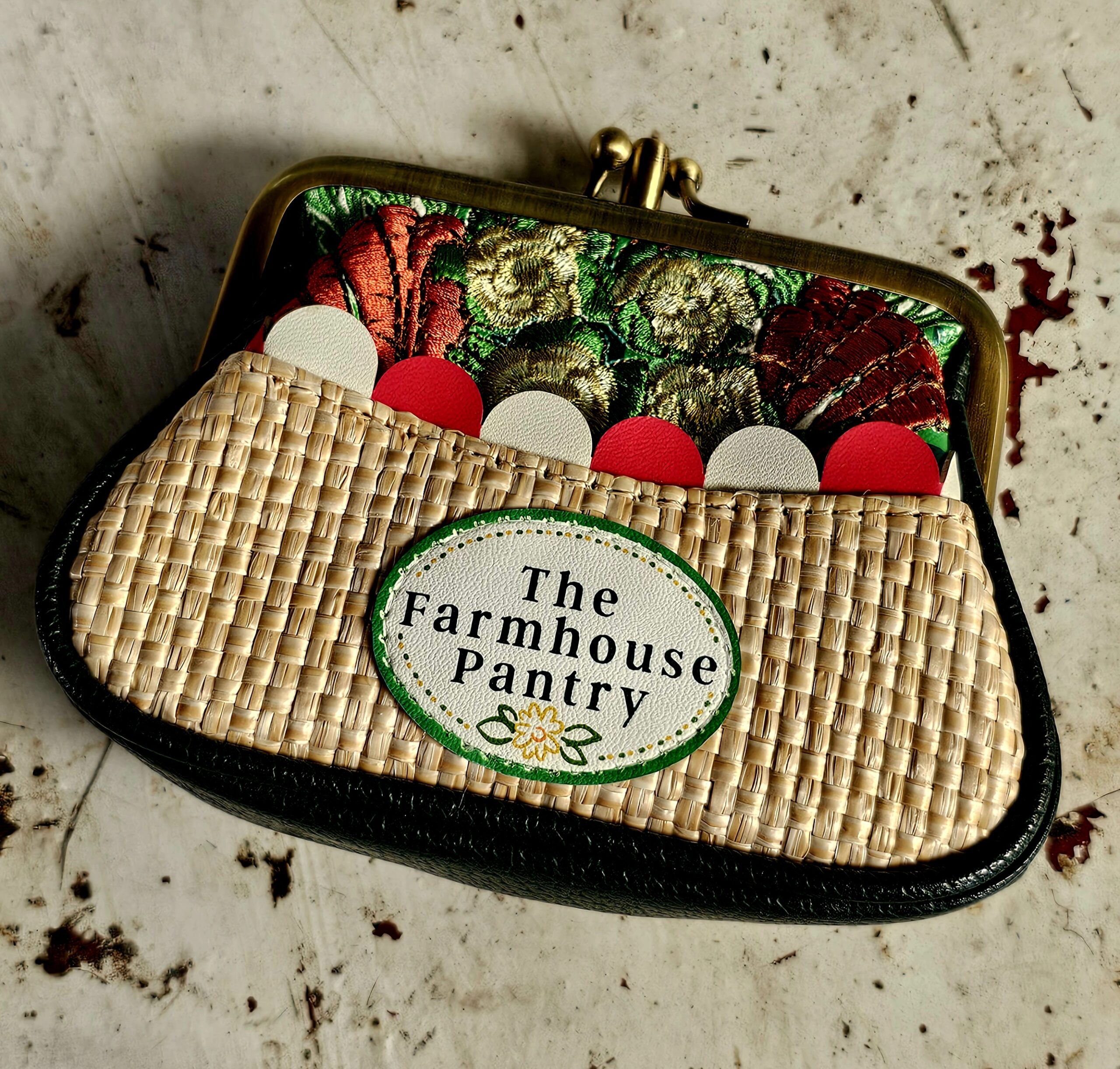 Vendula Clip Coin Purse - Farmhouse Pantry - morpeth gift gallery vendula london flower shop mini grace grab wallet coin purse flip phone case pouch kate eliza bella alice paige key charm pod case zip around zipper farmhouse pantry