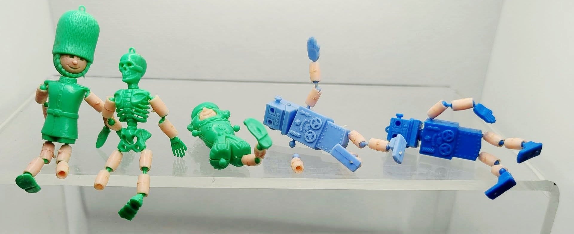 Cereal Box Toy Lot with Damage - morpeth antique centre hunter valley region vintage cereal box toy plastic rubber critter alien character puppet people