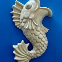 morpeth antique centre hunter valley region vintage clarice cliff newport pottery wilkinson ltd pottery art deco fish wall pocket vase mushroom glaze england 1930's